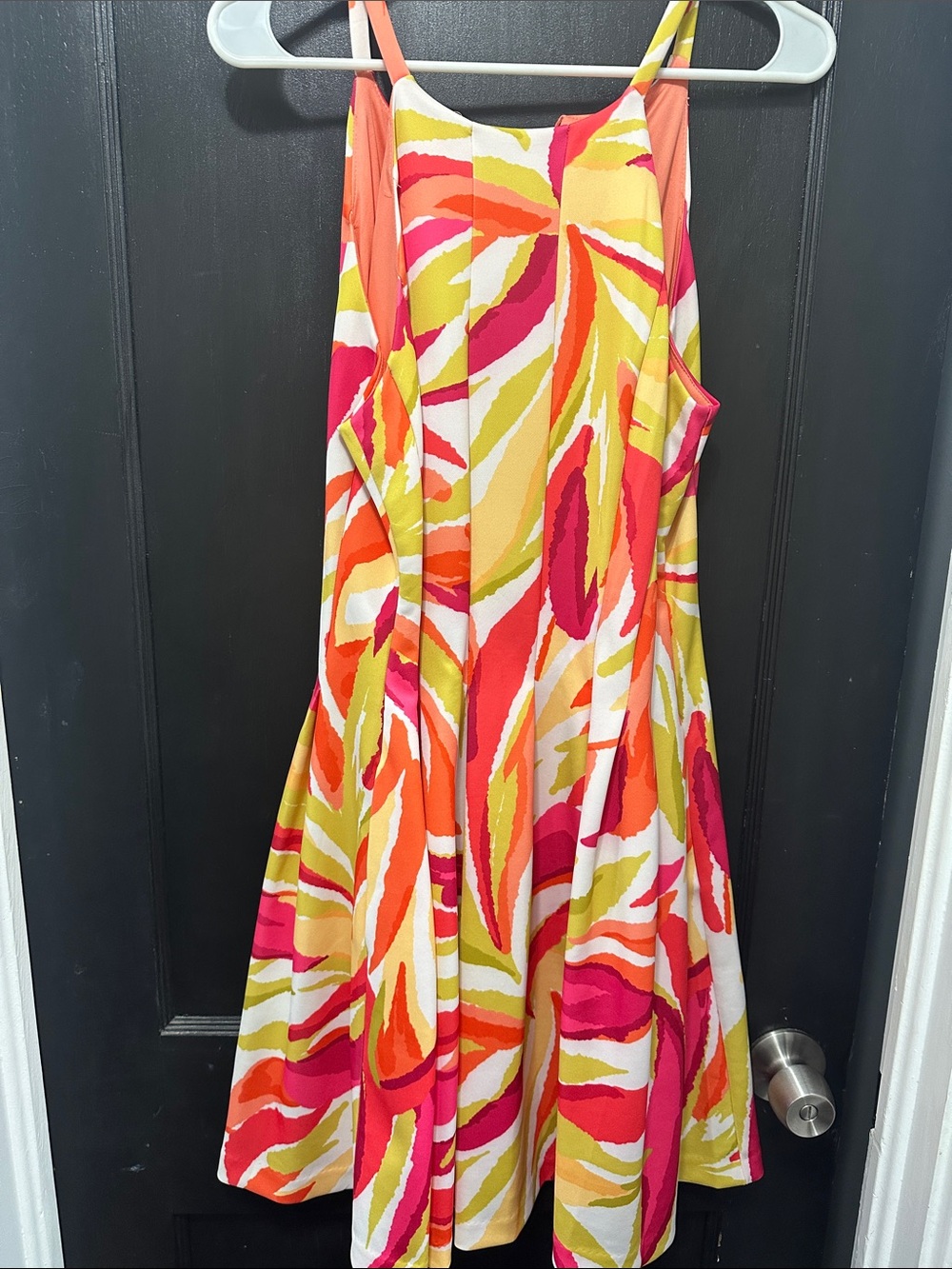 Vince Camuto Vibrant Multi-Color Sleeveless Swing Dress